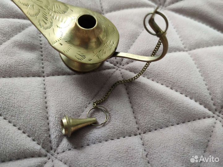 Сувенирная лампа из латуни