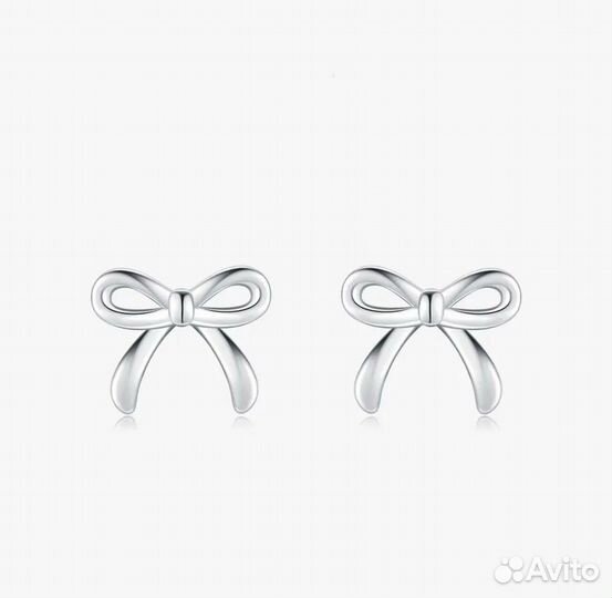 Серьги бантики Poison drop