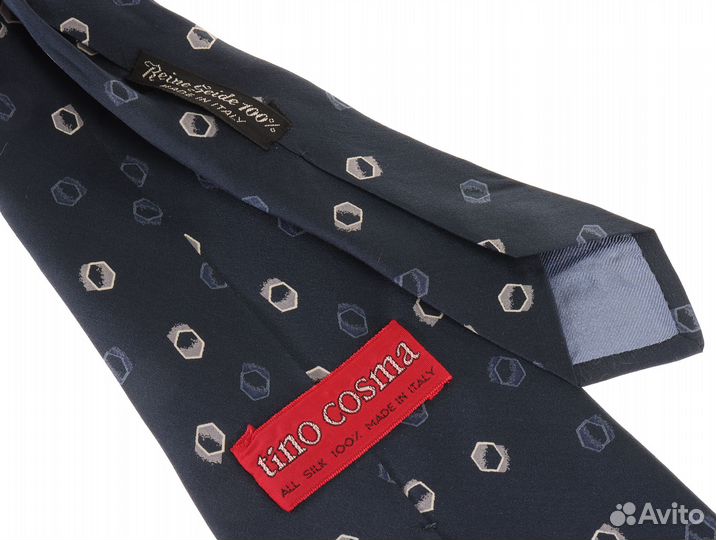 Tino Cosma Мужской Галстук Шёлк Италия Винтаж