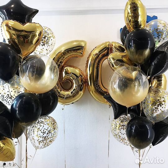 Шары с воздушные гелием на день рождения
