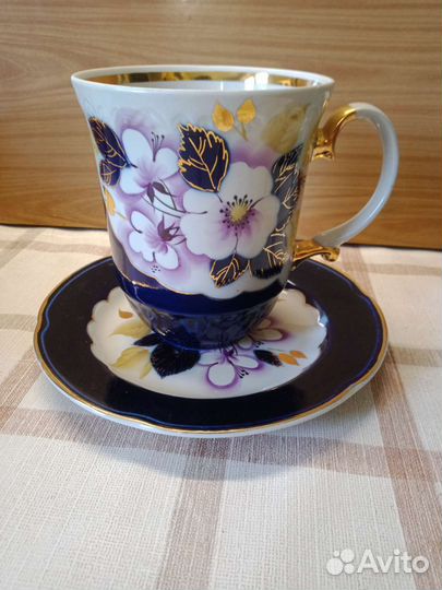 Чашка с тарелкой