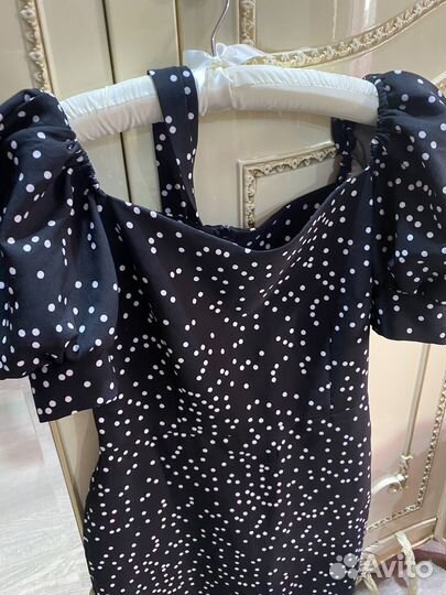 Платье в горошек