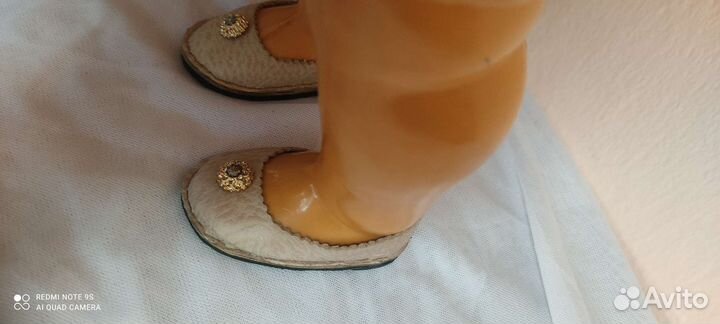 Кожаные туфельки на неформатные кукольные ножки