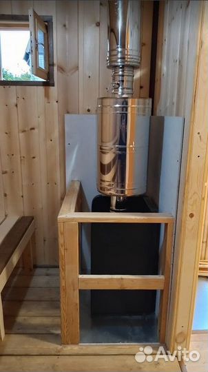 Каркасная баня готовая