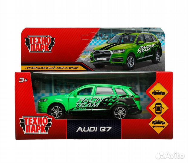 Машина мет. ин. audi Q7 спорт длина 12 см, Q7-12SR