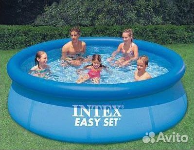 Надувной бассейн 366х76 см intex