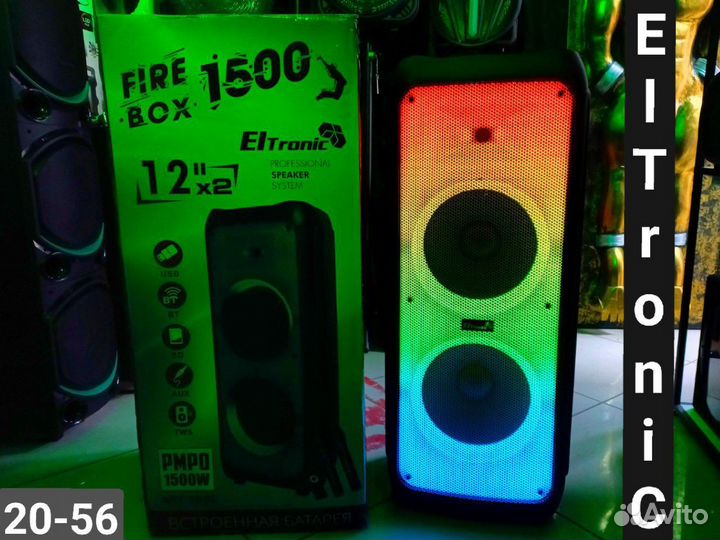 Колонка Eltronic 1500w Супер мощный звук бас