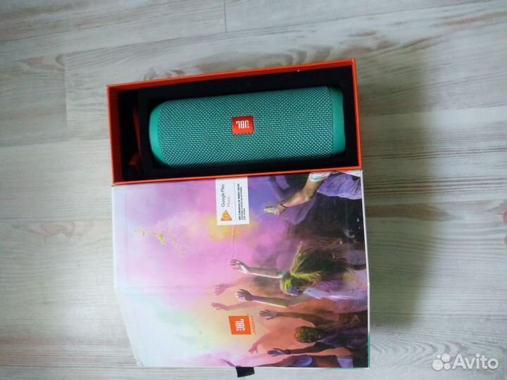 Колонка jbl flip 4 бирюзовая