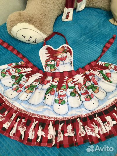 Фартук женский кухонный Новогодний