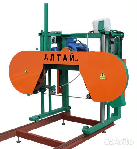 Ленточная бензиновая пилорама Алтай 700