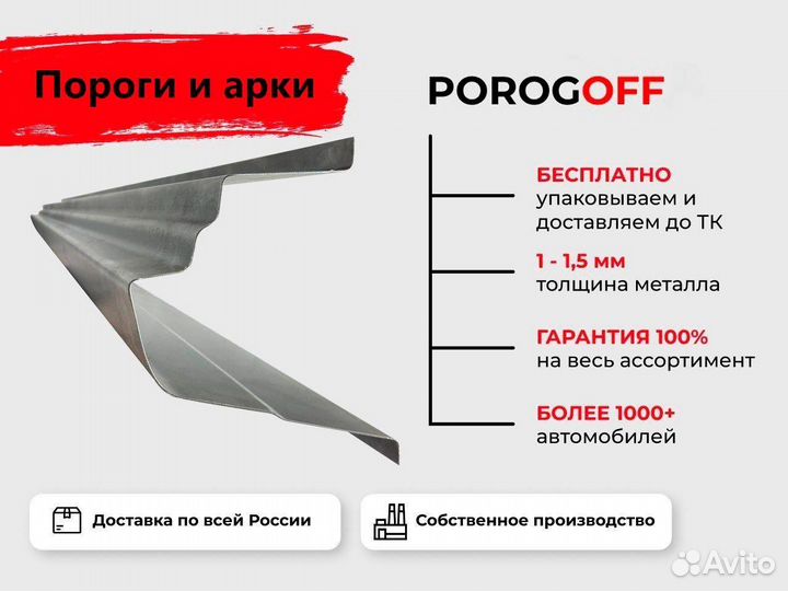 Ремонтные пороги Kia Picanto