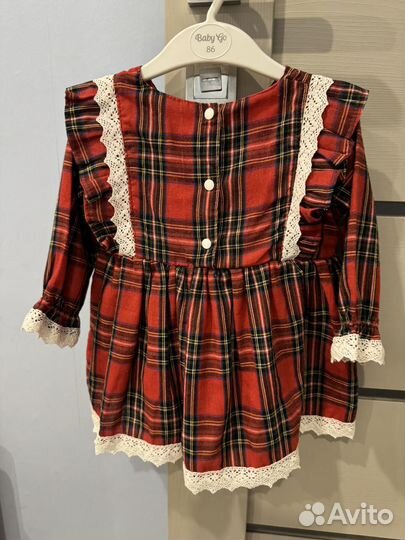 Нарядное платье для девочки 80