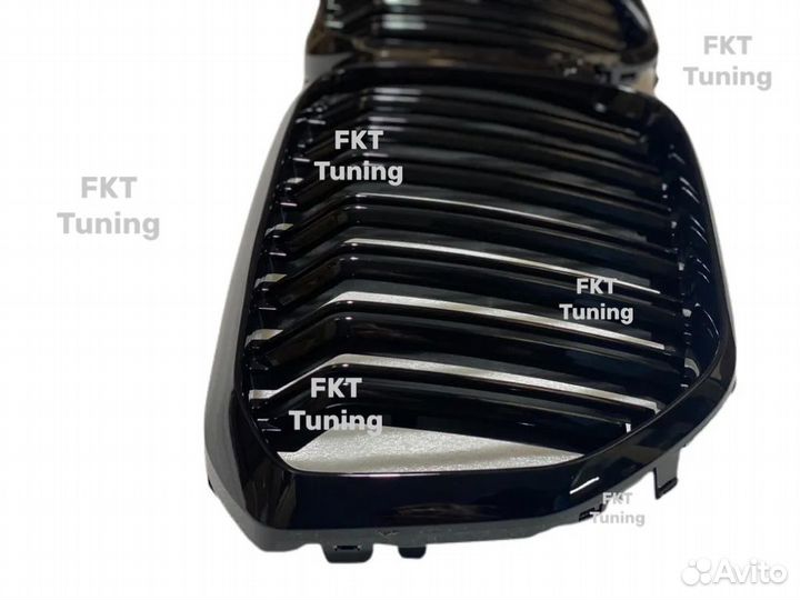 Решетка радиатора для BMW X5 G05, М стиль, черный