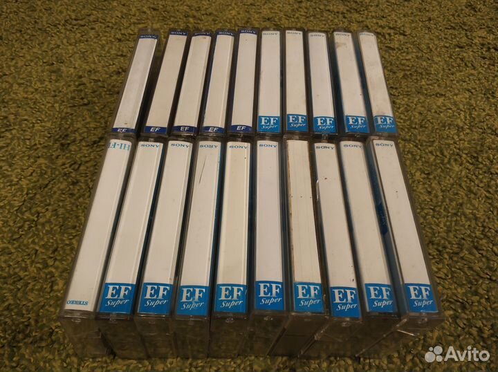 Аудиокассеиты sony - 20 шт