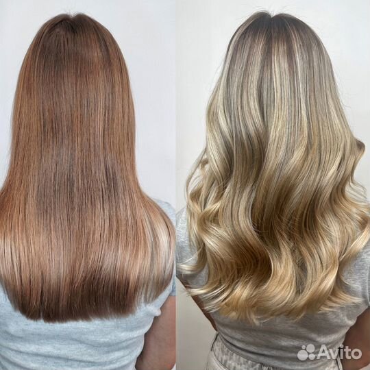 Окрашивание волос (сложные окрашивания) и стрижки