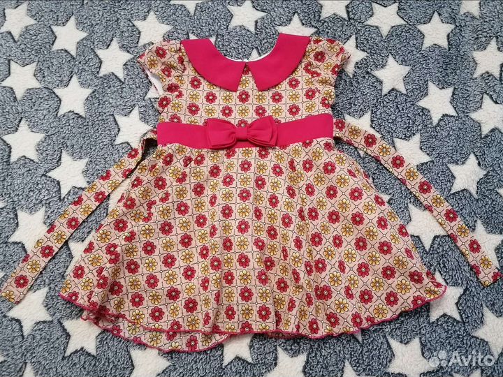 Платье для девочки, размер 86-98