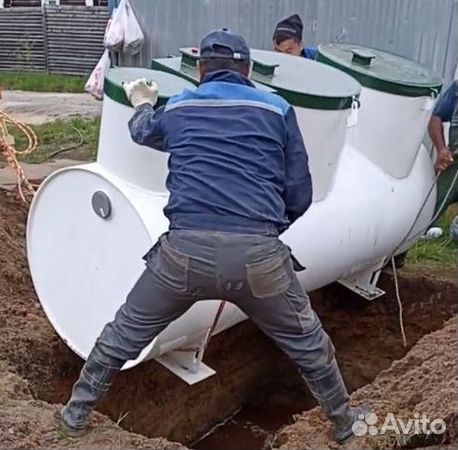 Установка септика под ключ