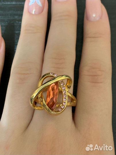 Кольцо из ювелирного сплава -5