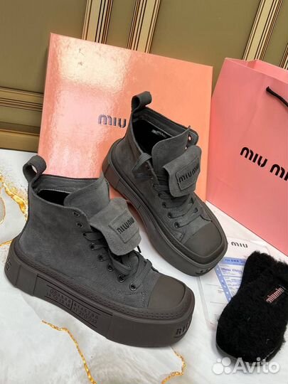 Кеды Кроссовки Ботинки Miu Miu Размер 36-40