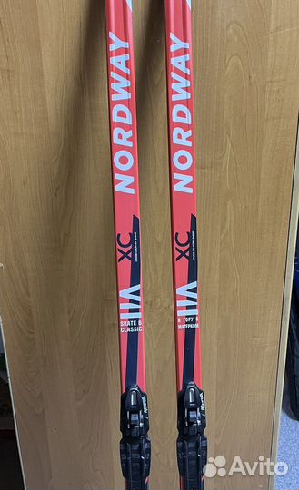 Лыжи беговые nordway женские (комплект)