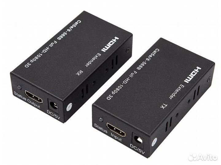 Hdmi удлинитель по витой паре 60 метров