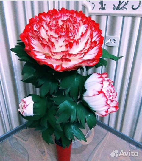 Пионы. Торшер. Ростовые цветы