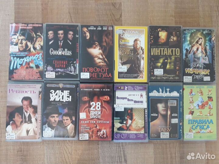 Видеокассеты VHS. Лучшие Культовые Фильмы. Best