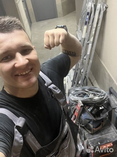 Электрик,замена электропроводки,перенос розеток