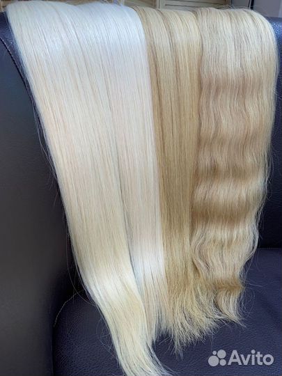 Волосы для наращивания в срезах