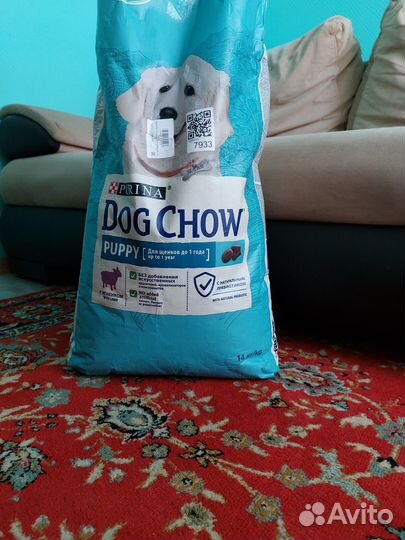 Корм для собак Dog Chow с ягнёнком 9.5кг