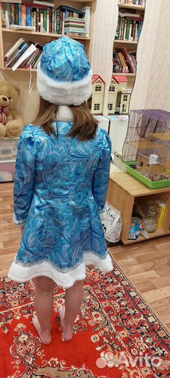 Новогодний костюм для девочки снегурочка