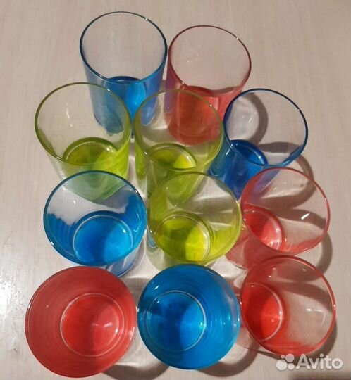 Стаканы цветные