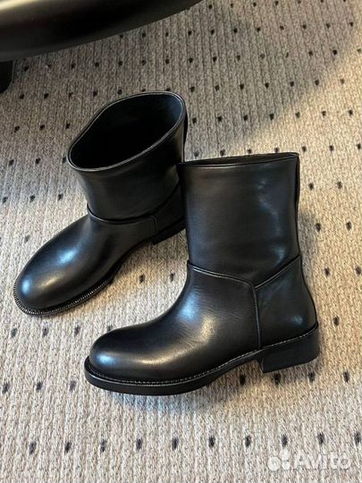 Полусапоги The Row натуральная кожа