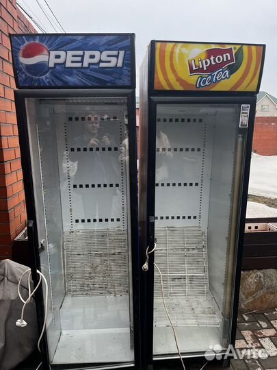 Витринный холодильник бу для воды