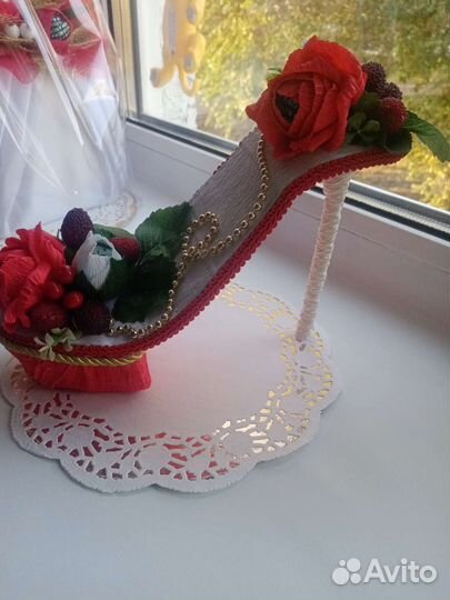 Подарок для модницы туфелька