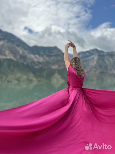 Атласное платье на прокат