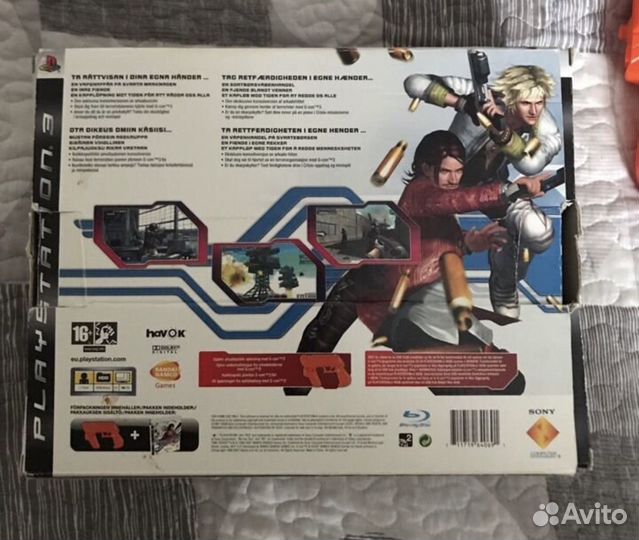 Пистолет G-Con3 ps3 playstation 3 + игра