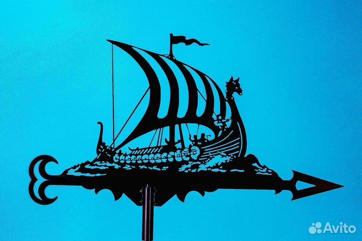 Флюгер на крышу Ладья