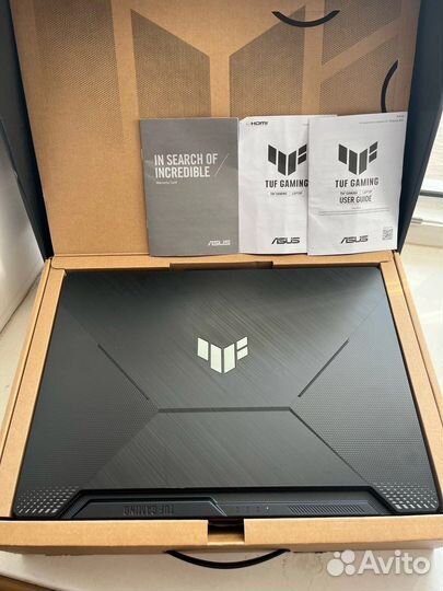 Asus Tuf 144Гц, RTX 3050, Ryzen 5, 16Gb, 512Gb