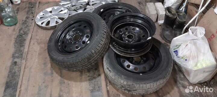 Диски r14 штамповка и колпаки