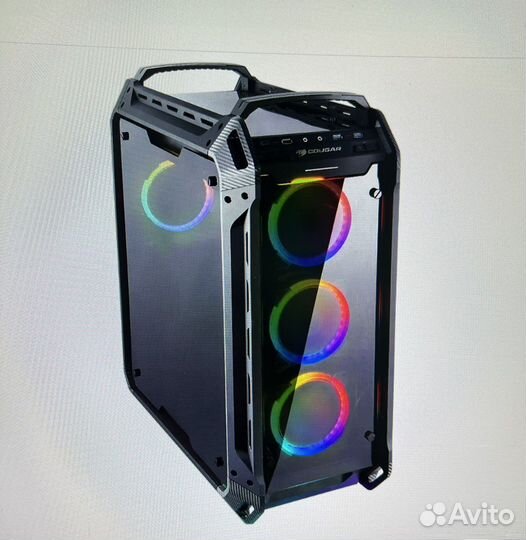 Cougar Panzer EVO RGB black new Гарантия X4 Fan