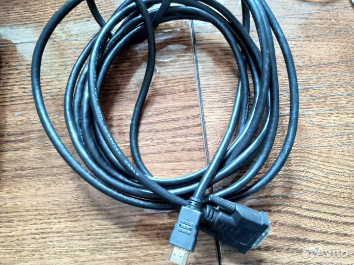 Кабель hdmi dvi, 4 метра