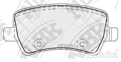 Колодки зад. ford S-MAX 1.8-2.5 06 PN0463 NiBK