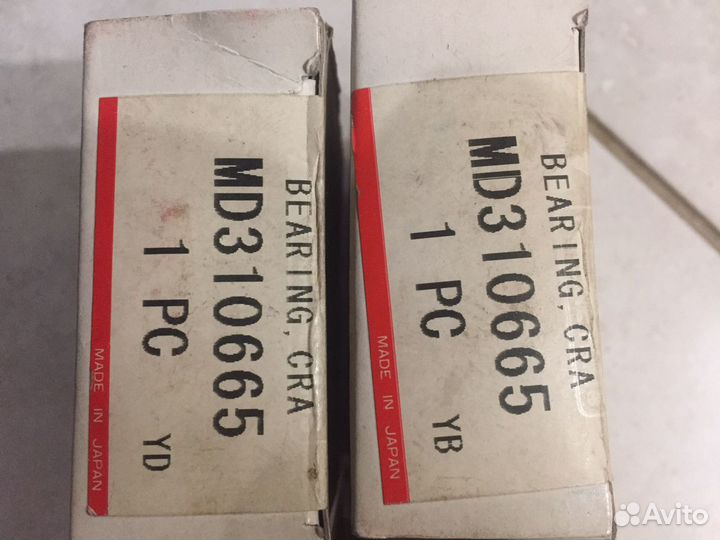 Mitsubishi l 200. Вкладыши