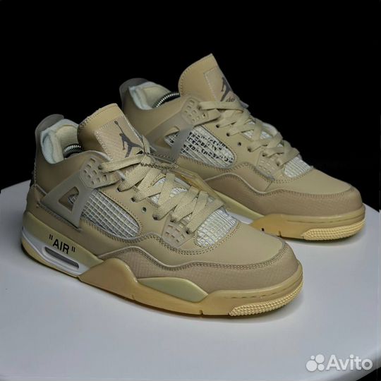 Кроссовки Nike Air Jordan 4 beige