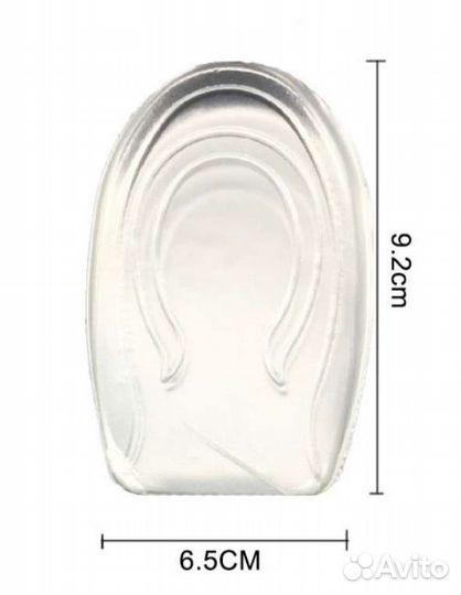 Силиконовые полустельки под пятку