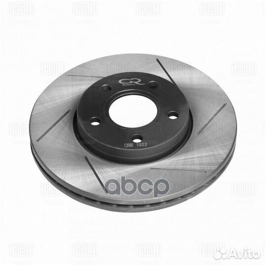 Диск торм. HighCarbon с тех.выт. перед. лев. дл