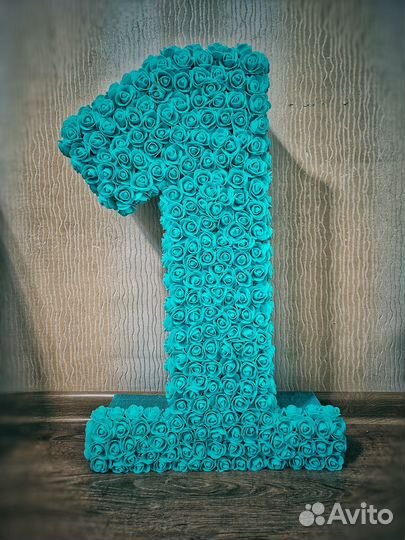 Цифра 1 на годик девочке мальчику