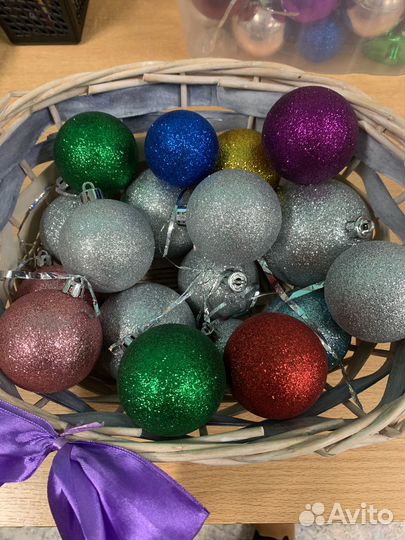 Новогодние украшения бу шары