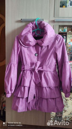 Плащ для девочки 134 140